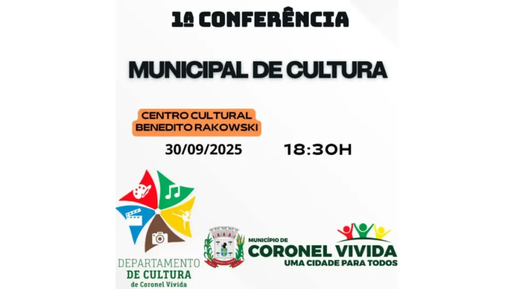 Coronel Vivida realiza 1ª Conferência Municipal de Cultura Coronel Vivida promove 1ª Conferência Municipal de Cultura