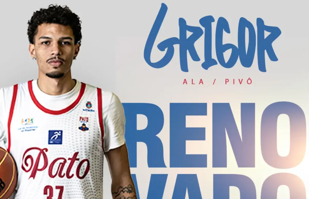 Pato Basquete renova com Grigor Vieira para a temporada 2025 grigor