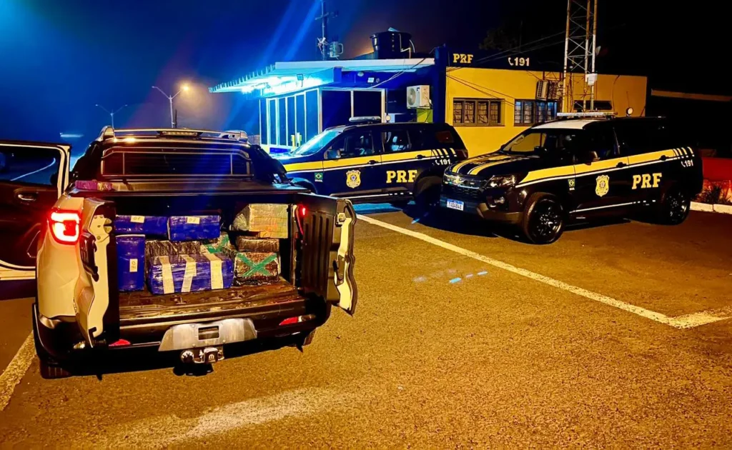 PRF apreende 413 kg de maconha em Guarapuava, na BR-277 maconha guarapuava
