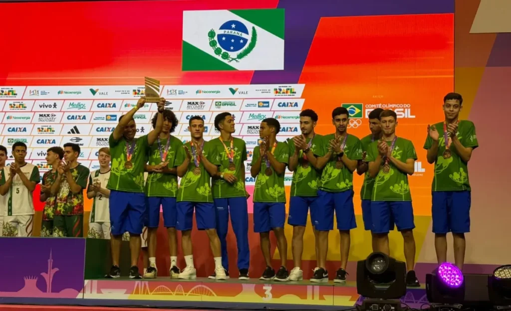 Pato Futsal Sub-17 conquista bronze nos Jogos da Juventude pato futsal bronze jogos da juventude
