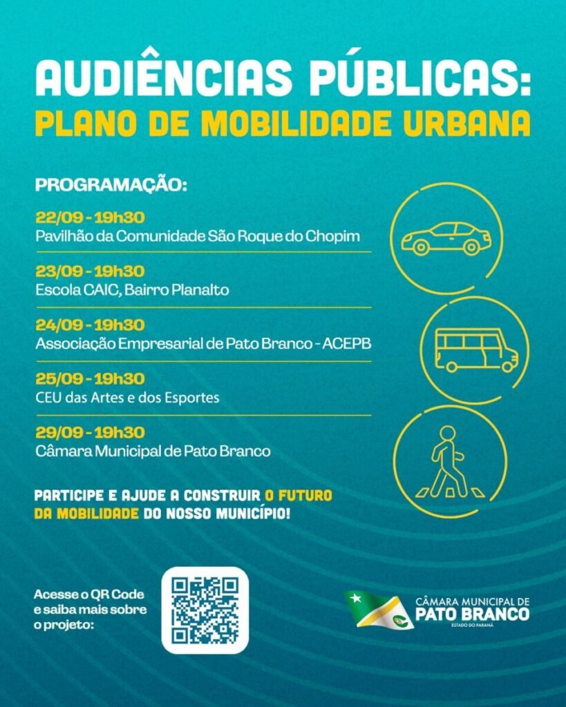 Pato Branco inicia audiências públicas do Plano de Mobilidade Plano De Mobilidade Urbana Audiencias Publicas 819x1024