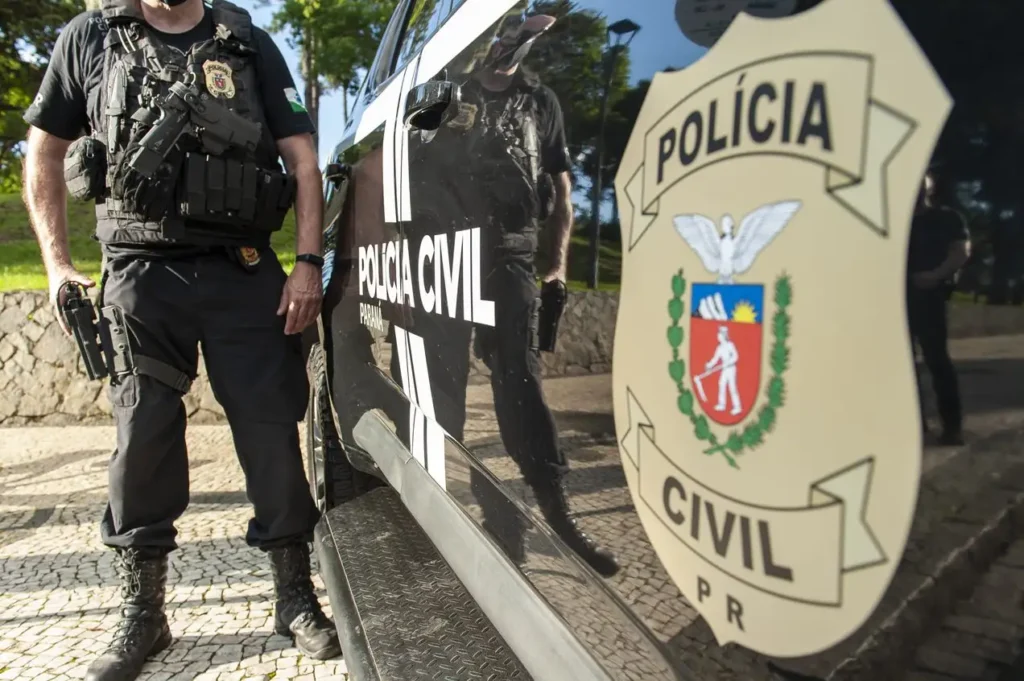 PCPR prende casal por extorsão, disparos e incêndio em Francisco Beltrão polícia civil pcpr