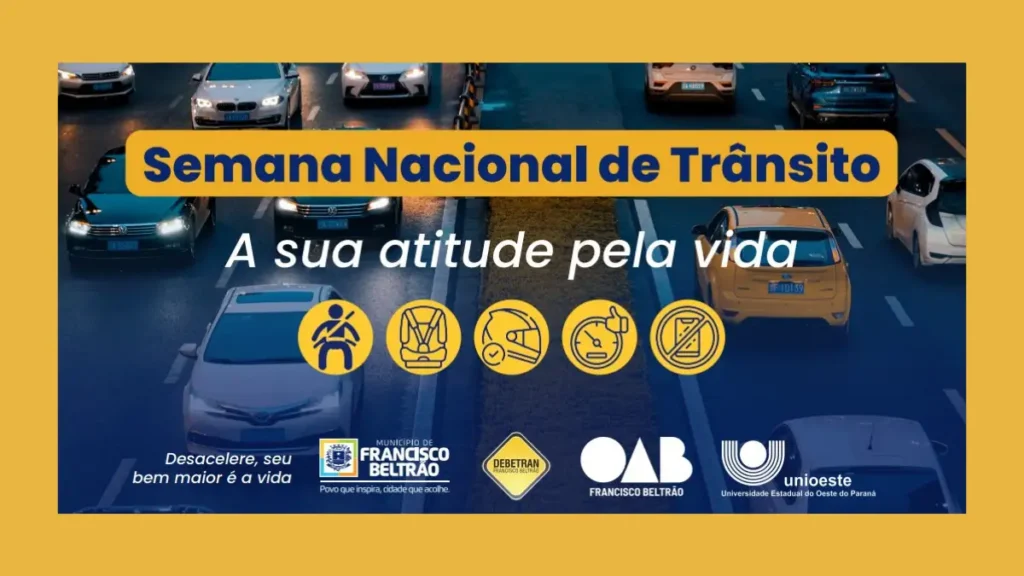 Semana do Trânsito começa em Beltrão com ações educativas semana de trânsito