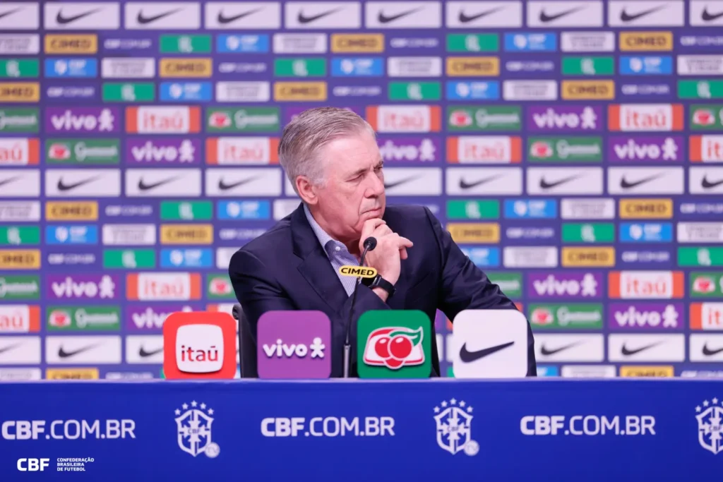 ancelotti convocação amistosos cbf