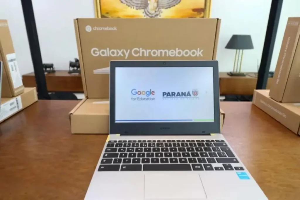 Deputado Guerra destina Chromebooks para escolas de Pato Branco chromebook