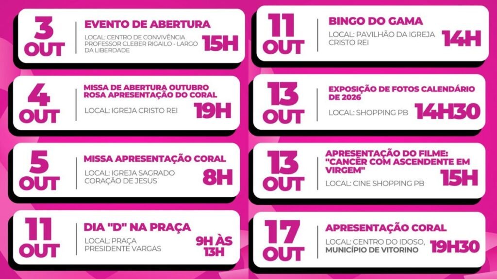 Pato Branco reforça cuidados com a saúde da mulher no Outubro Rosa Foto 4 1024x576