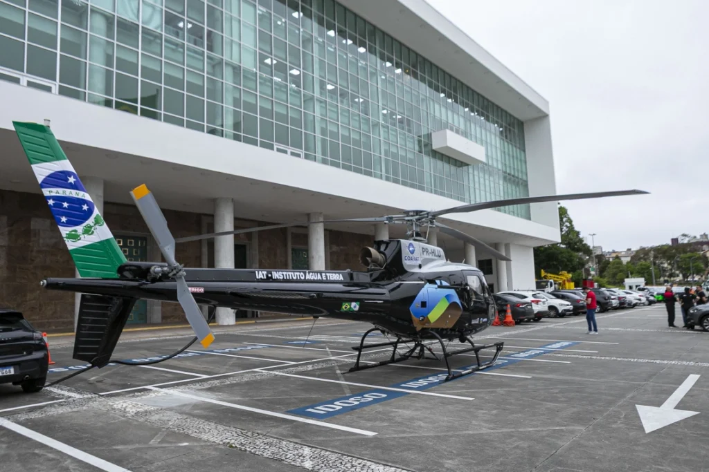 IAT recebe veículos e helicóptero para reforçar fiscalização helicoptero iat
