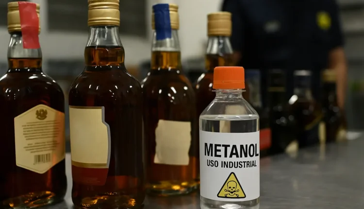 metanol em bebidas alcoólicas