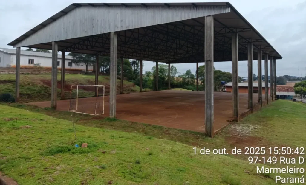 Justiça determina reforma de quadra escolar em Marmeleiro mppr marmeleiro quadra poliesportiva