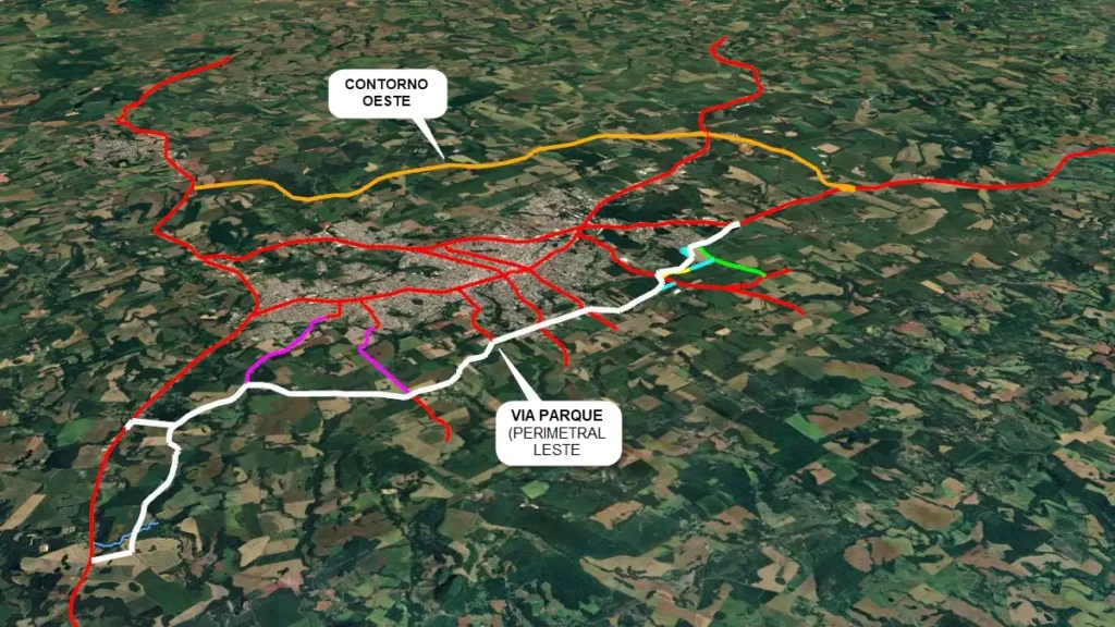 Perimetral Leste: projeto pode transformar trânsito em Pato Branco via parque perimetral leste