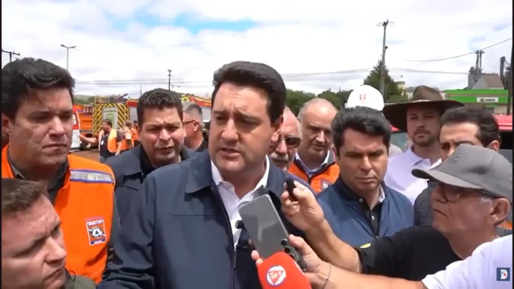 Entrevista com Ratinho Junior em Rio Bonito do Iguaçu