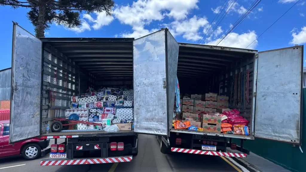 doações pato branco para rio bonito