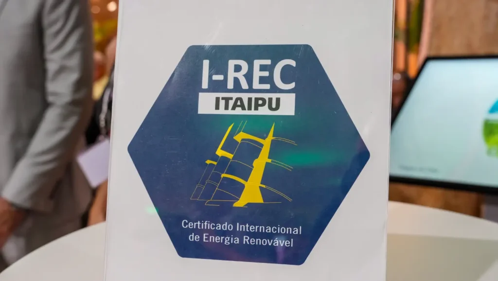 Itaipu lança certificado internacional de energia renovável i rec itaipu