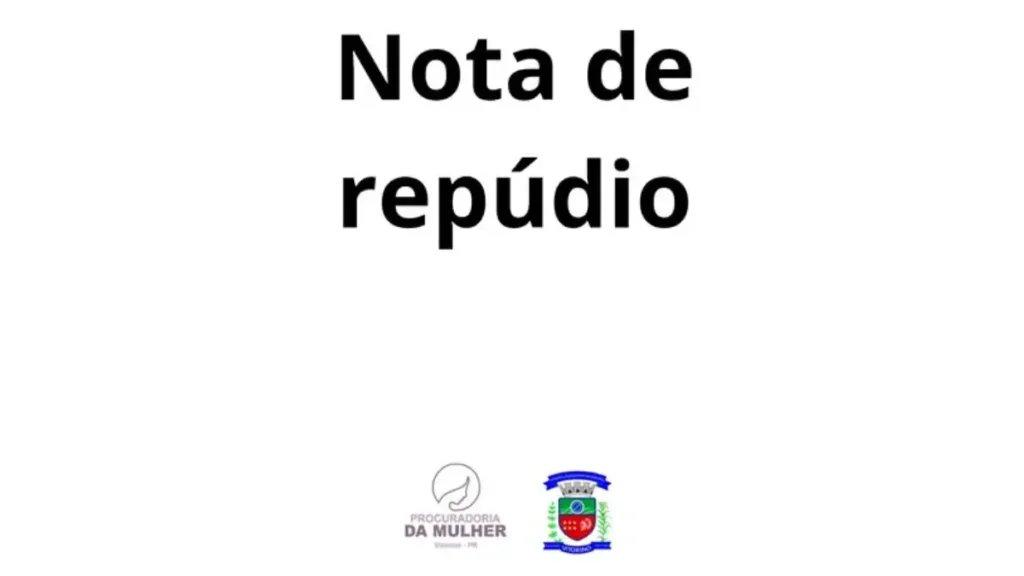 Procuradoria da Mulher de Vitorino repudia ameaças à vereadora Rosângela Prestes nota de repudio vitorino