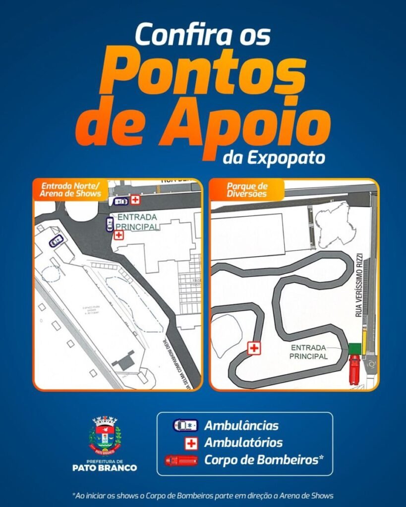 pontos de apoio expopato