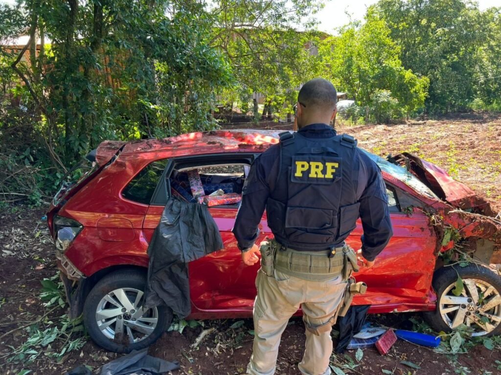 prf drogas acidente chopinzinho