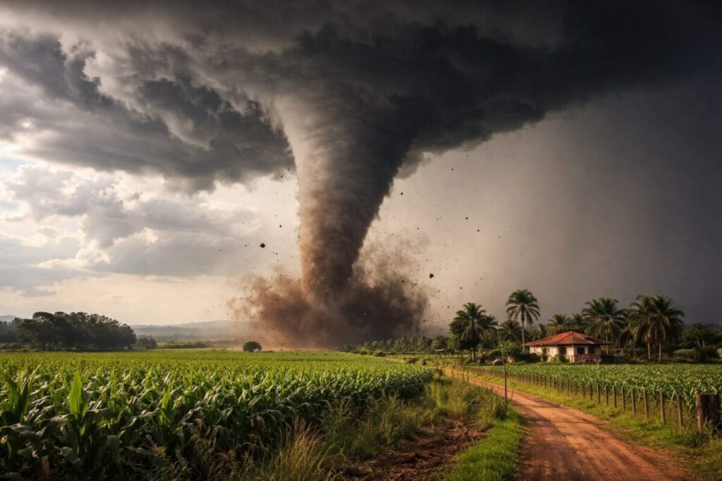 Tornados, Ciclones e Furacões: entenda as diferenças Tornado IA