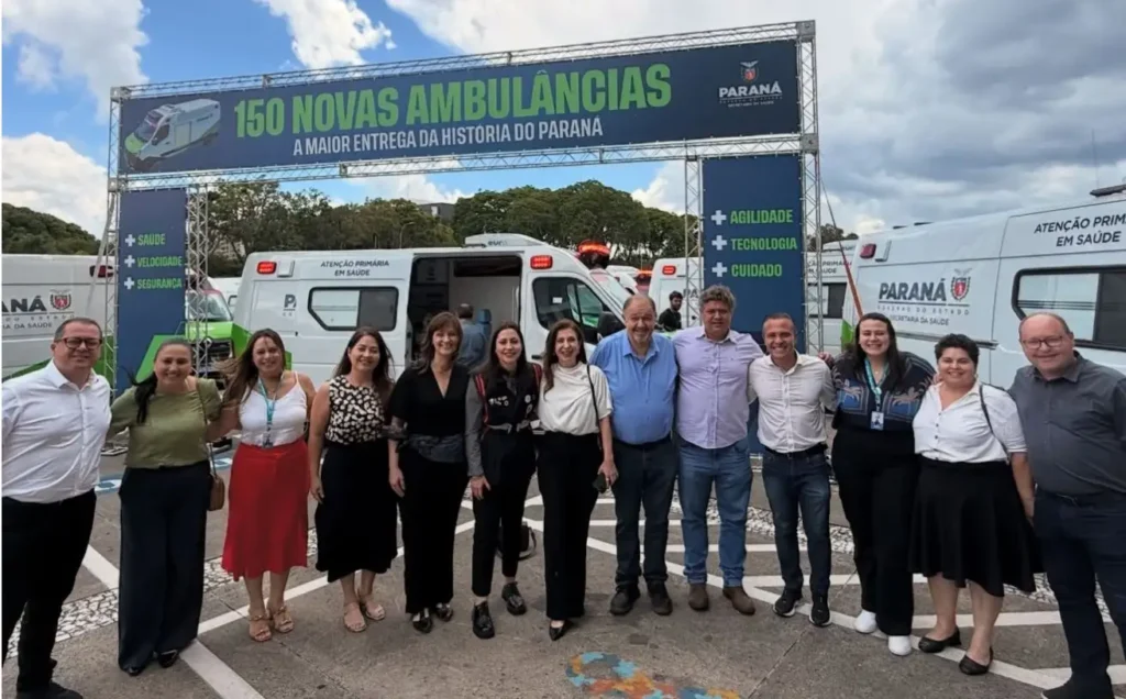 Paraná destina ao SAMU Sudoeste 4 novas ambulâncias abulancias samu