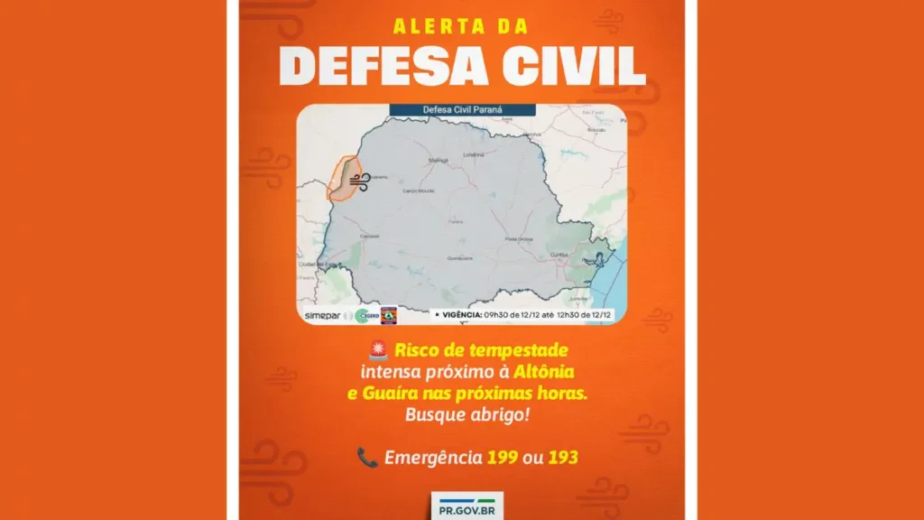 alerta defesa civil