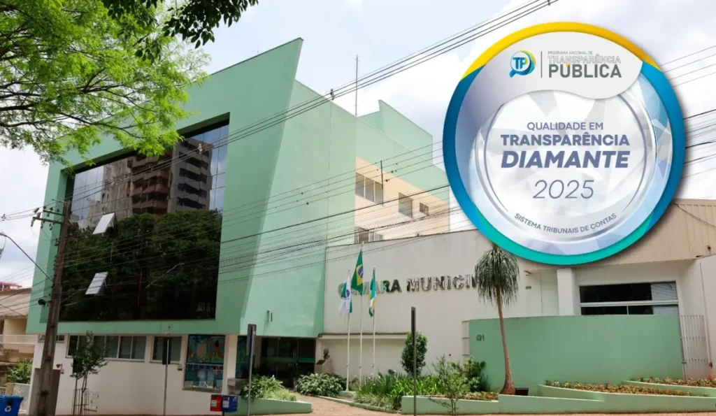 Câmara de Pato Branco recebe Selo Diamante de Transparência camara pato branco selo diamante