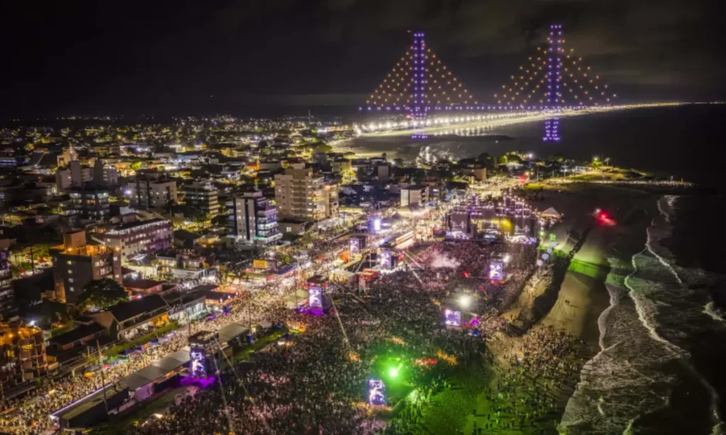 alok verão maior paraná drones ponte de guaratuba