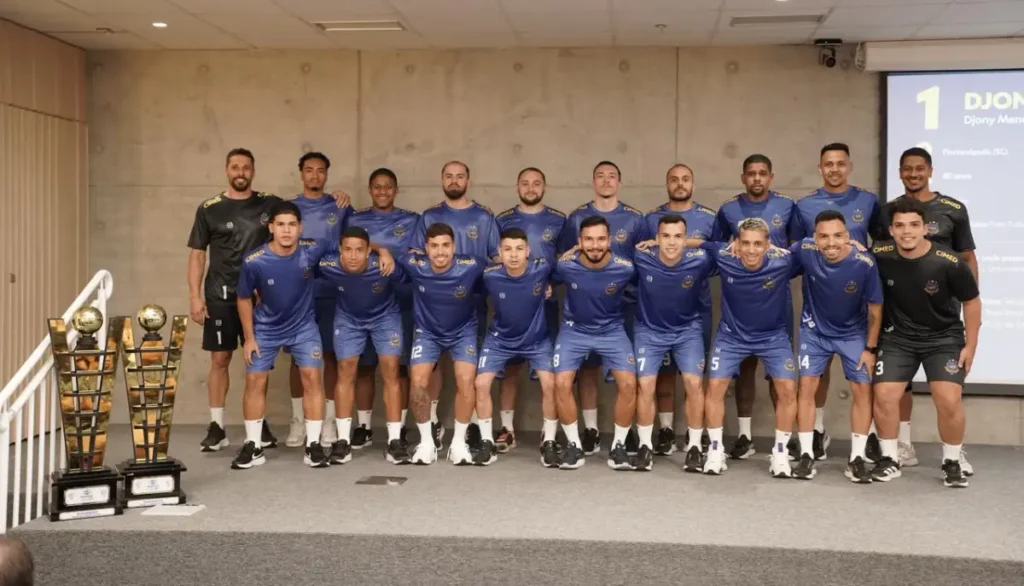 Pato Futsal apresenta elenco 2026 e inicia pré-temporada apresentação pato futsal 2026