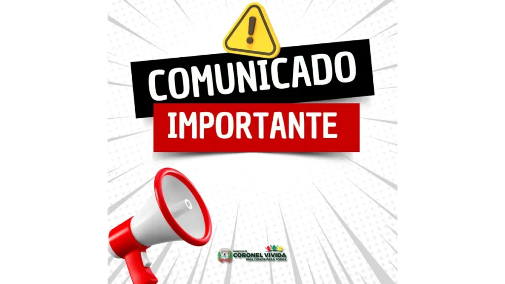 comunicado prefeitura de coronel vivida