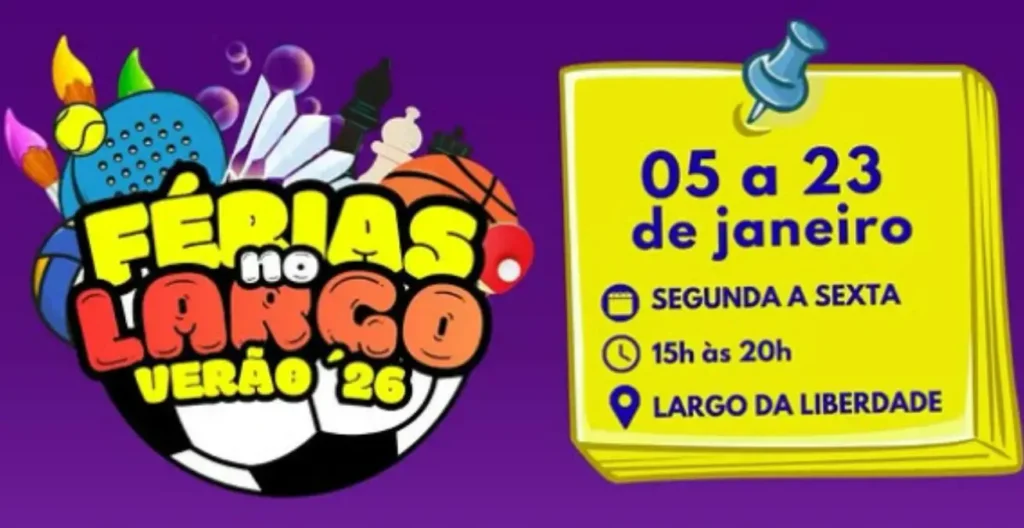 férias no largo 2026