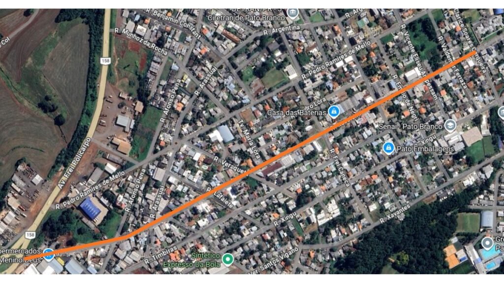 Obras interditam trecho da Rua Itacolomi em Pato Branco foto (2)