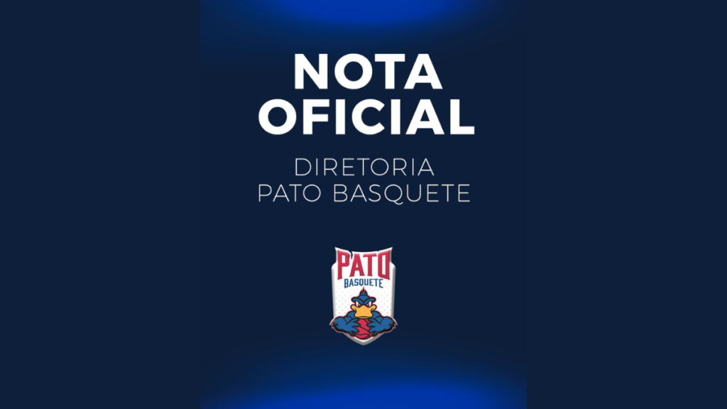 nota oficial diretoria pato basquete