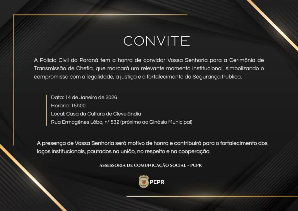 Polícia Civil realiza transmissão de chefia em Clevelândia image