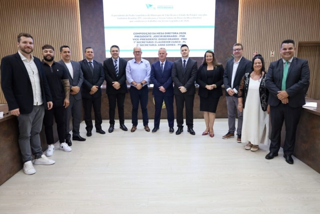 posse mesa diretora camara pato branco