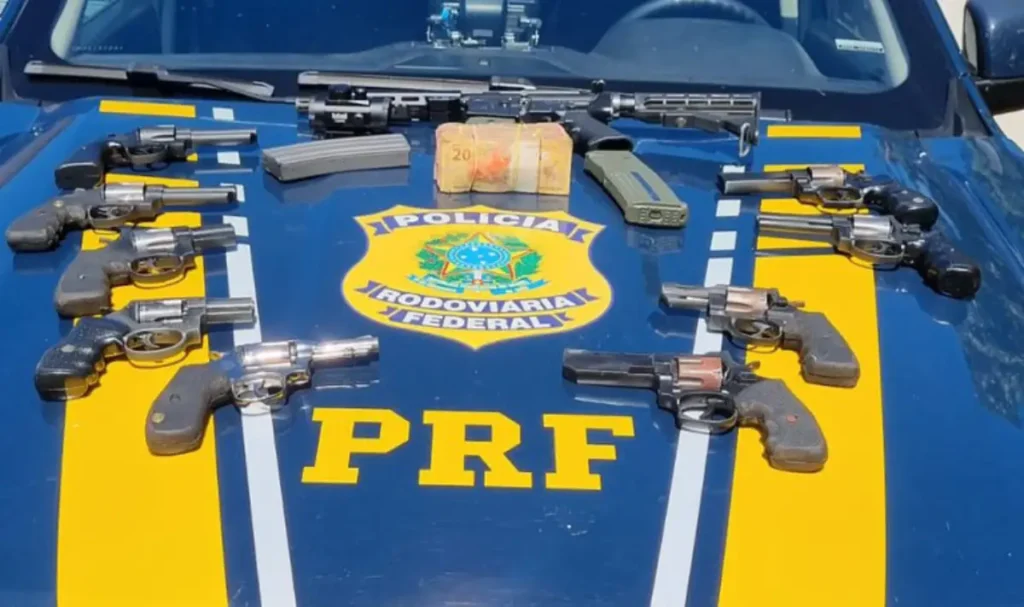 prf apreensão armas