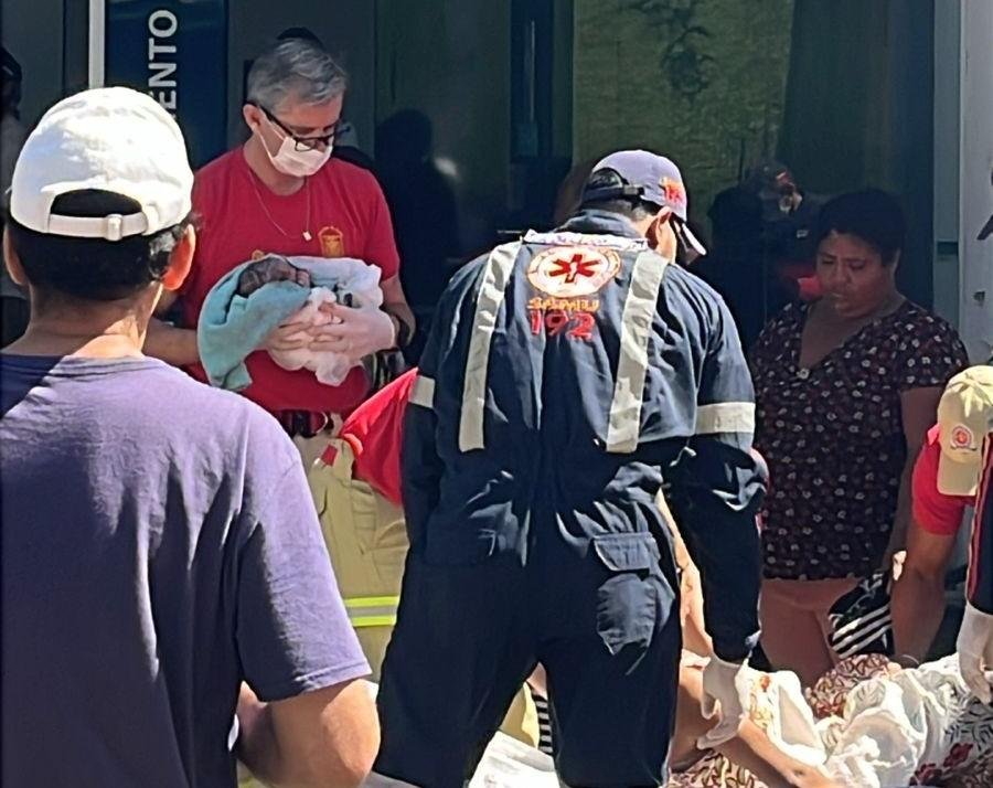 samu bombeiros palmas parto emergência