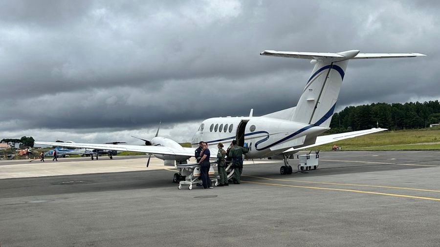 avião estado paraná resgate médico