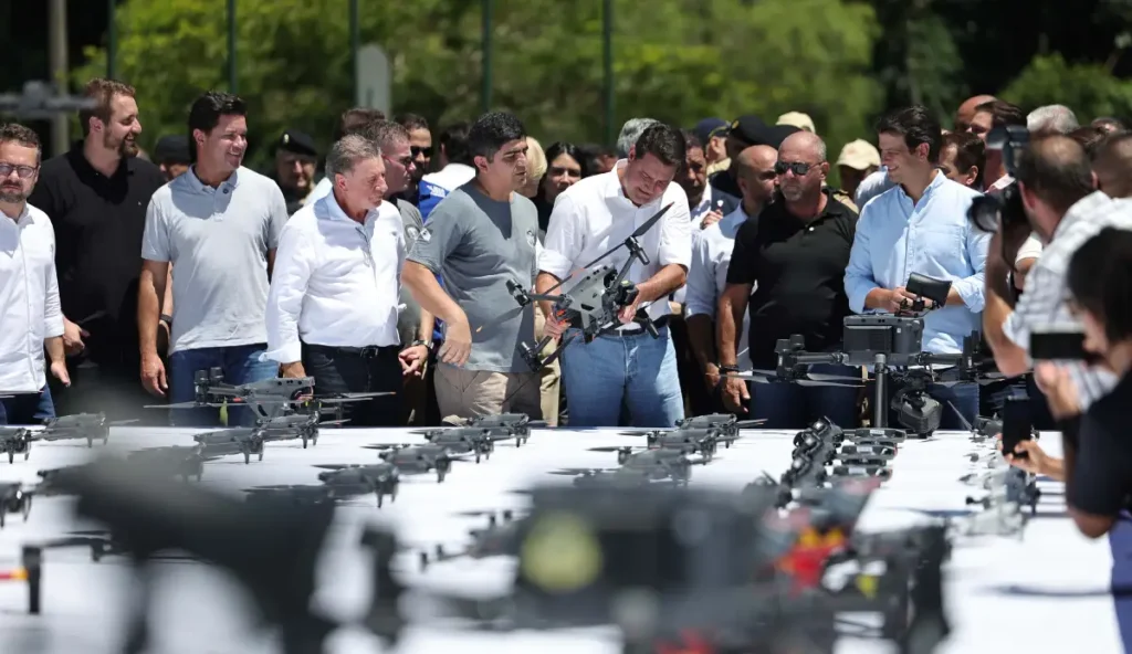 drones forças de segurança parana