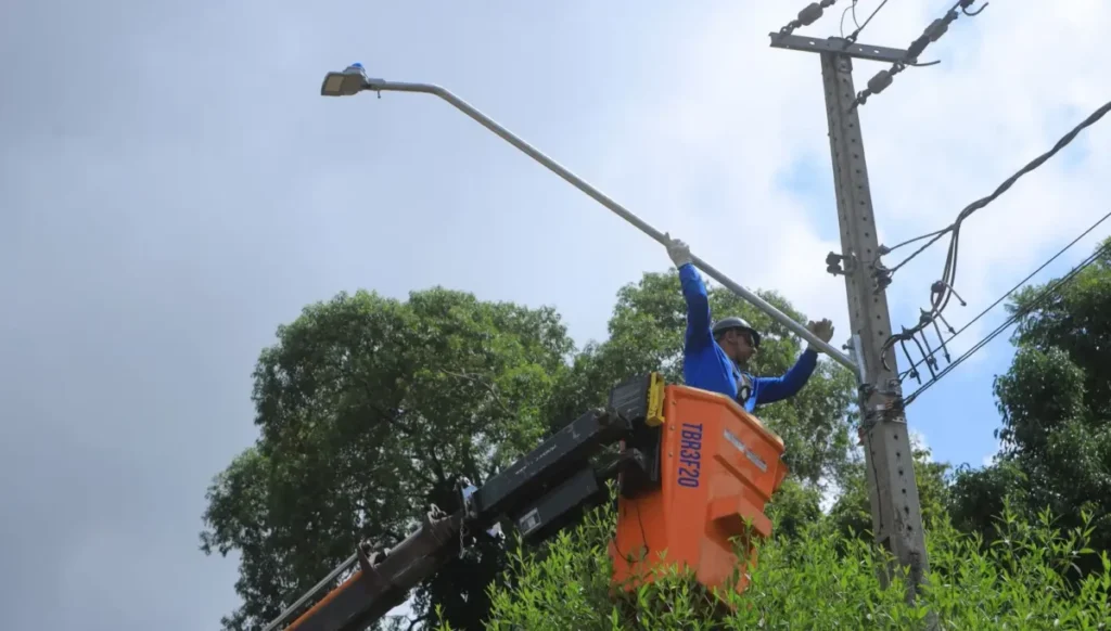 Pato Branco inicia troca de lâmpadas por LED iluminação led pato branco