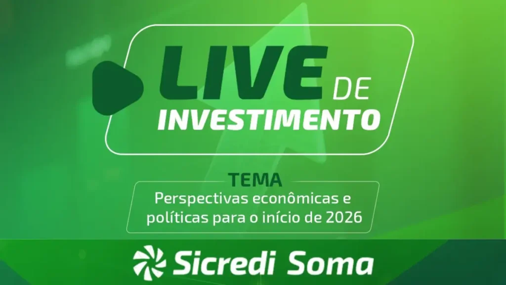 Sicredi Soma realiza live sobre investimentos nesta quarta live investimento sicredi