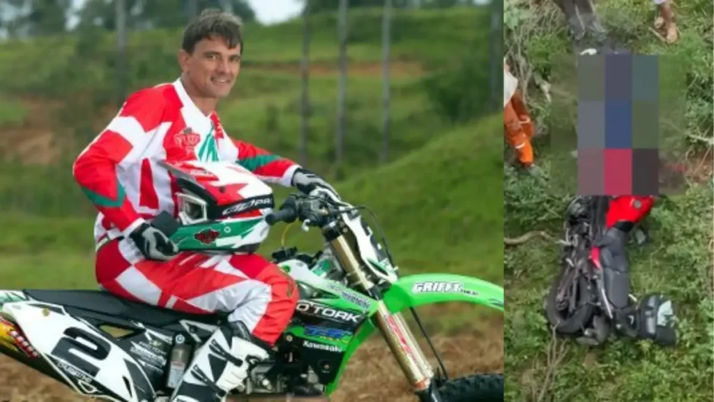 Lenda do motocross Chumbinho morre em acidente em SC milton chumbinho becker