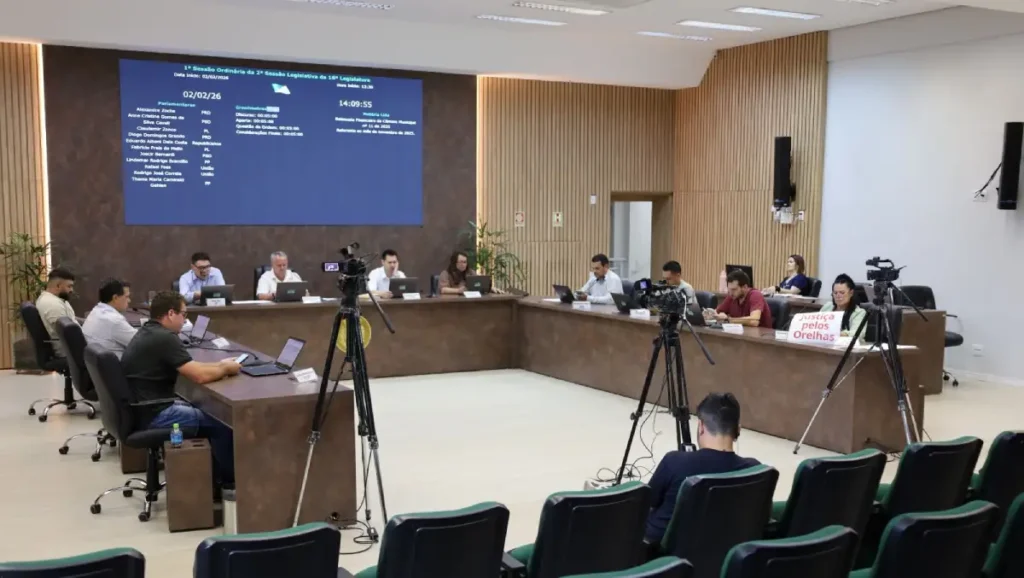 Câmara de Pato Branco inicia ano legislativo de 2026 plenário camara pato branco