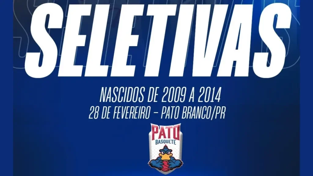 seletivas pato basquete