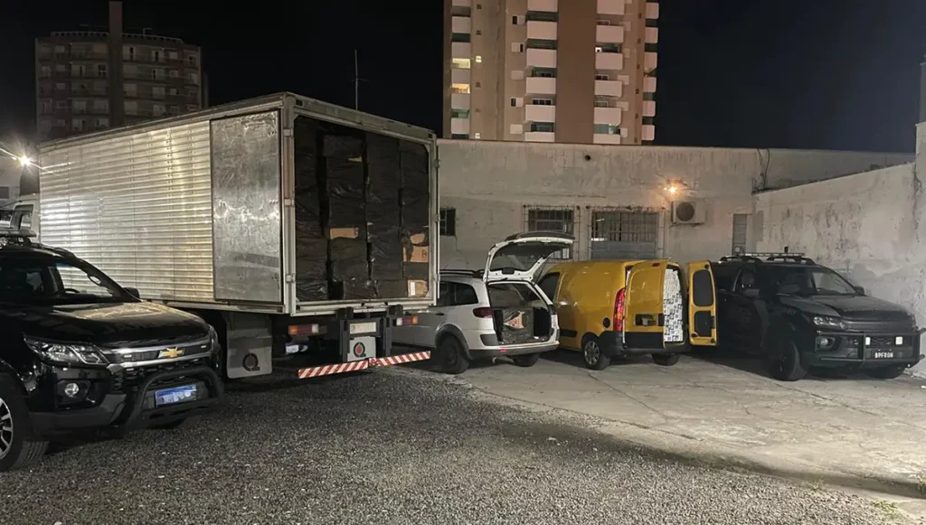 bpfron apreensão cigarros