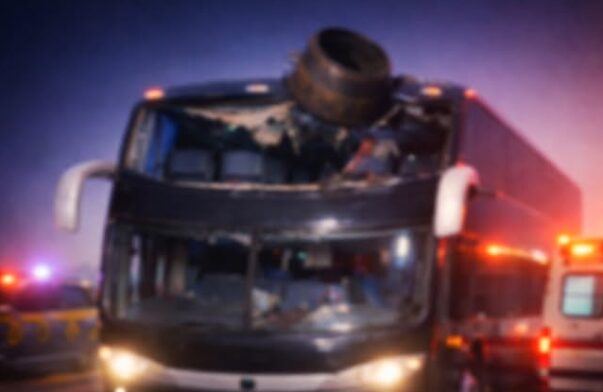 Tambor de freio atinge ônibus na BR-277 em Candói e deixa um morto