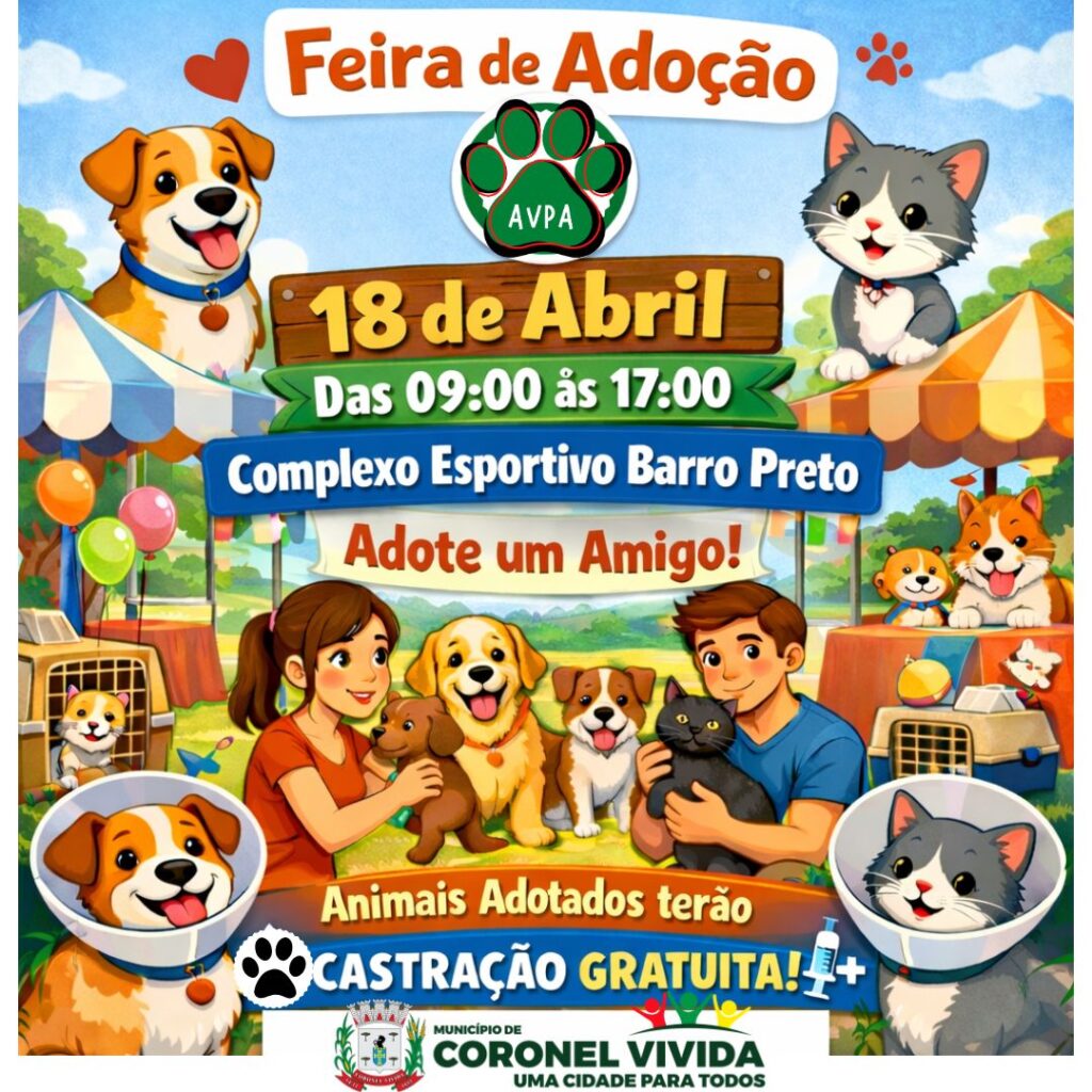 Feira de adoção pet coronel vivida