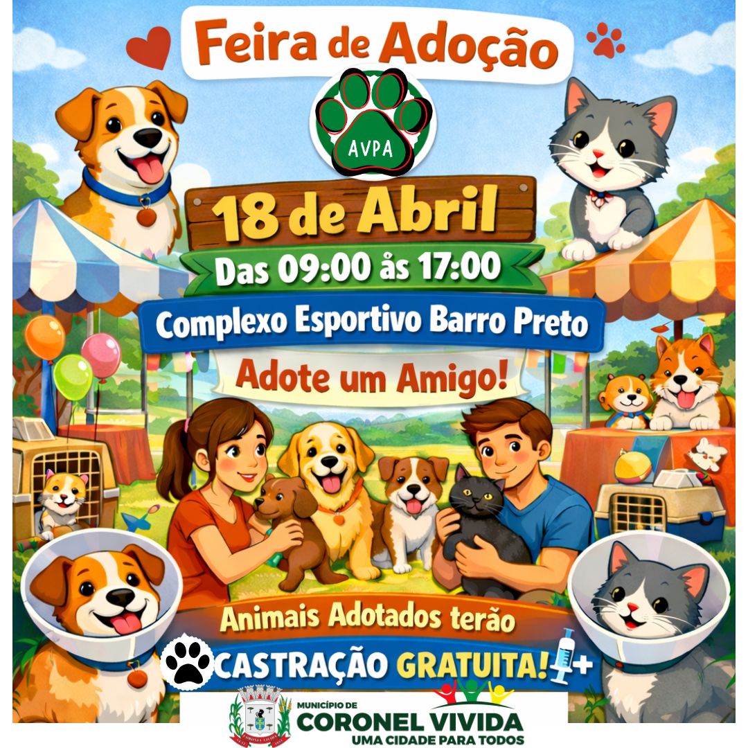 Feira de adoção pet coronel vivida