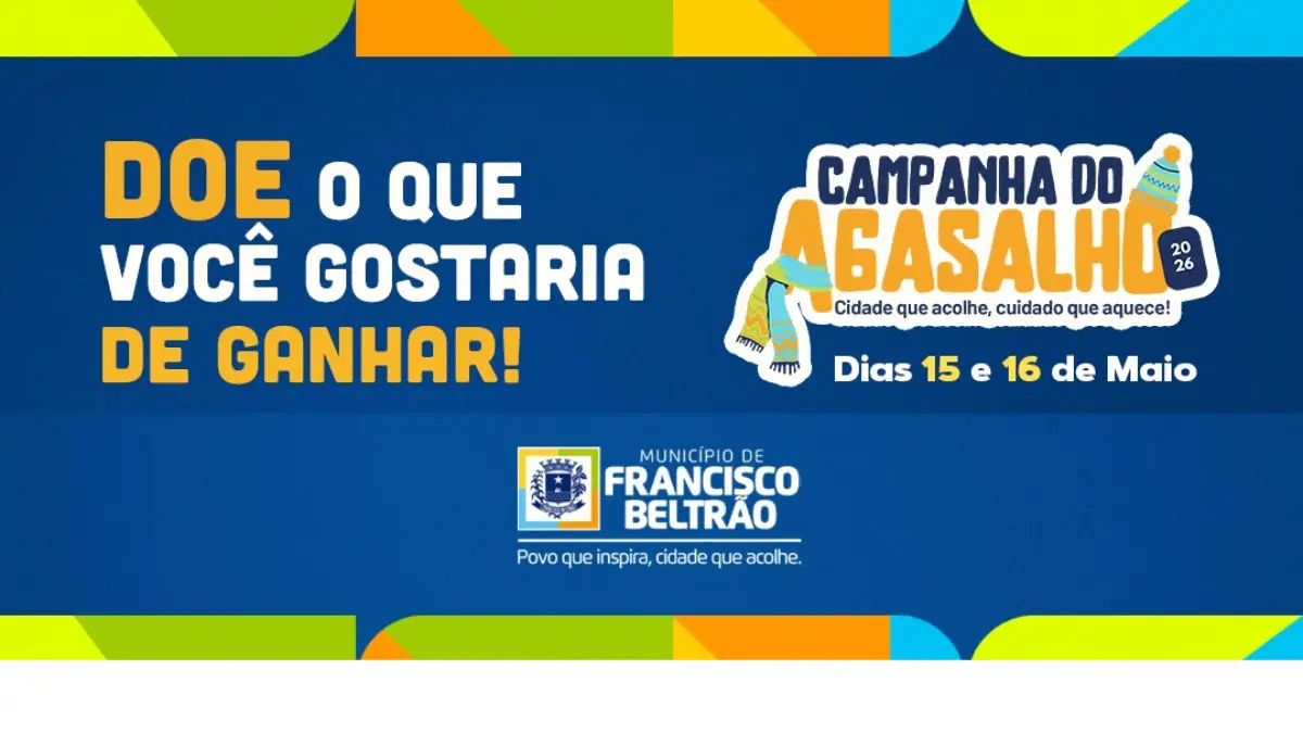 camapanha do agasalho francisco beltrão