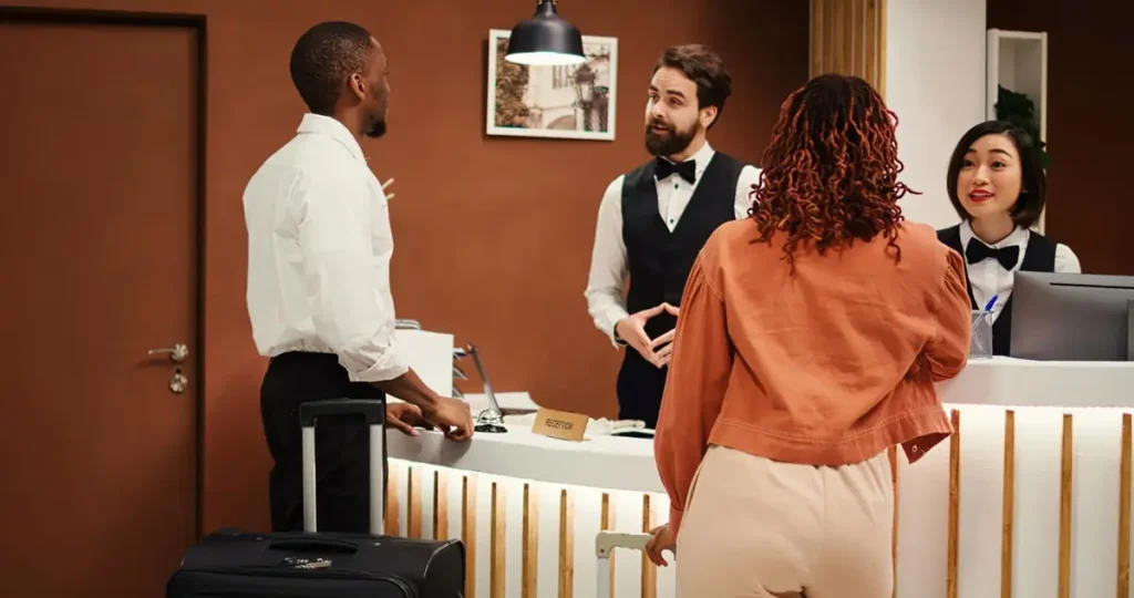 recepção hotel