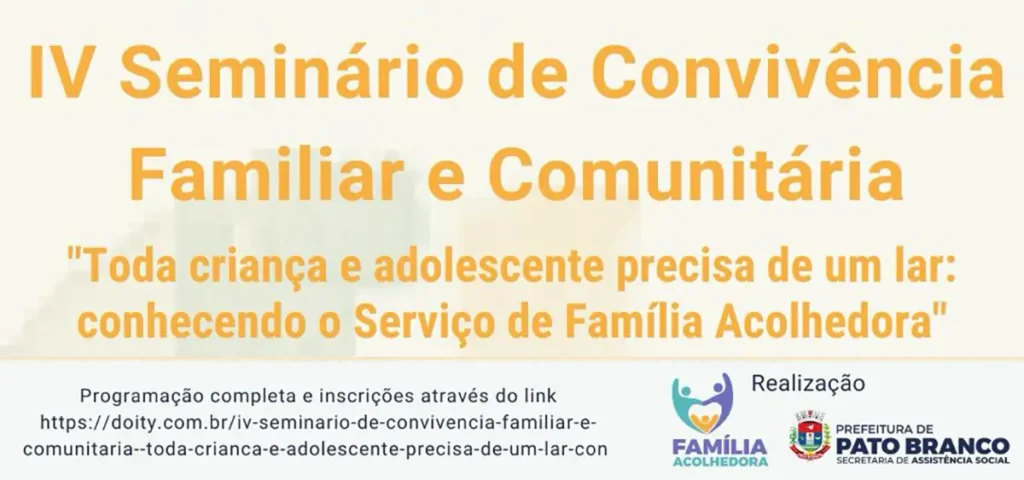seminário convivência familiar