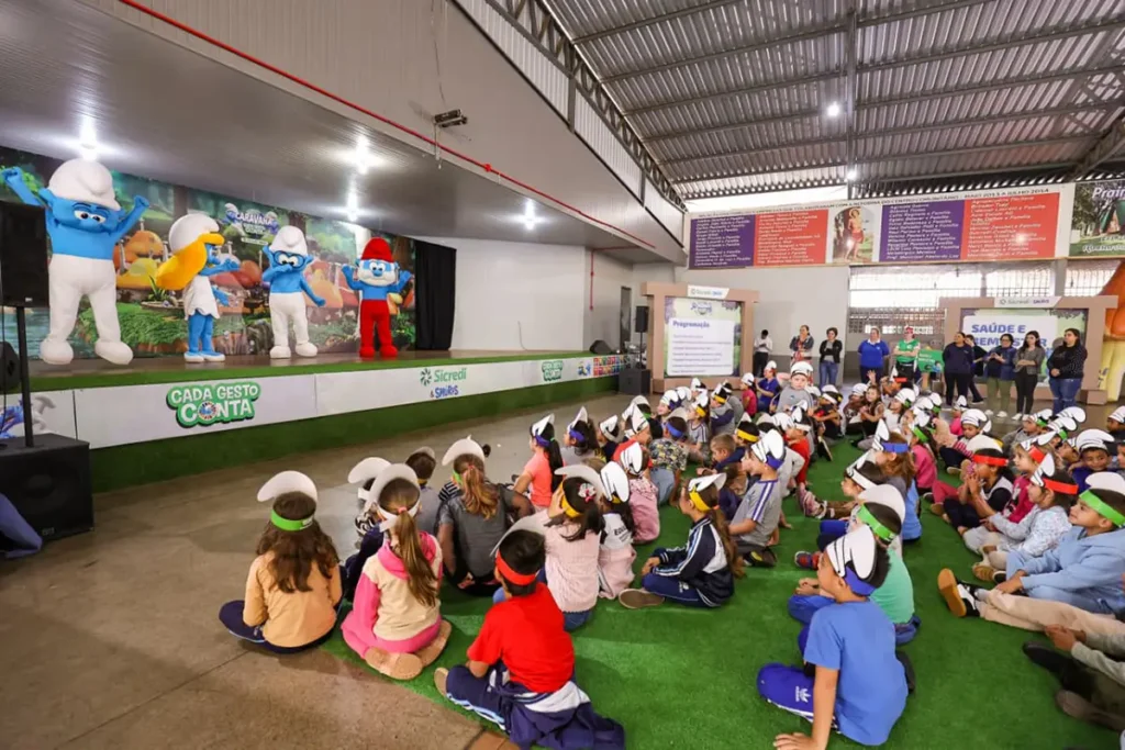 caravana sicredi smurfs