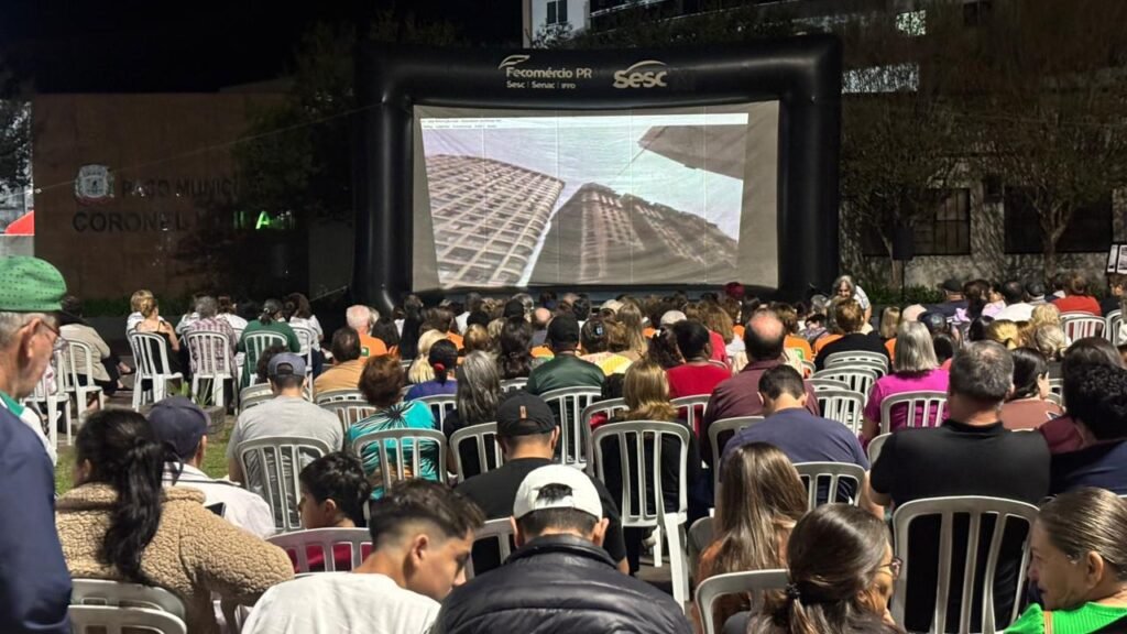 cinema ao ar livre coronel vivida